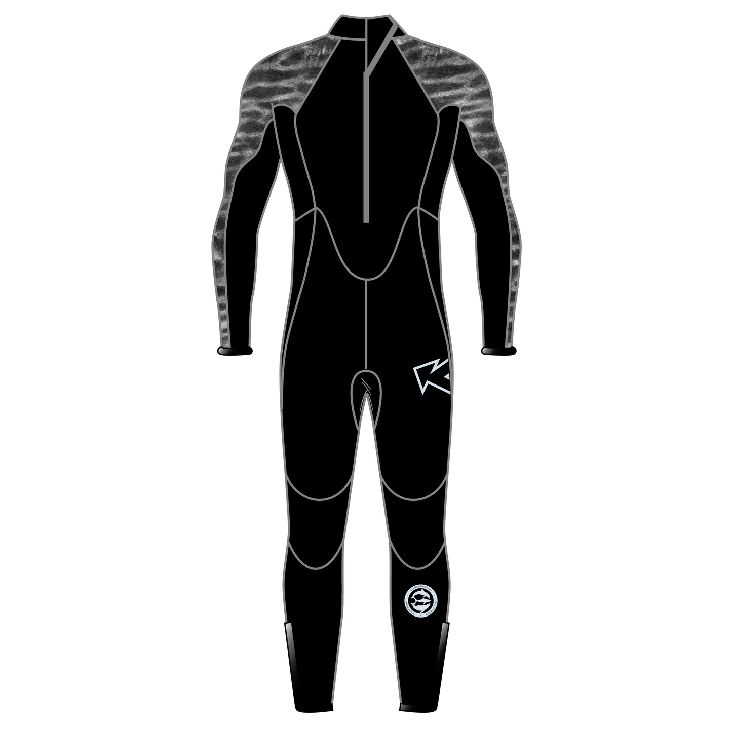 Mens Water Inspired Thermoflex Dive Full Wetsuit 5/4mm