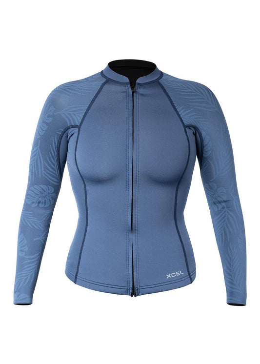 Women's Axis Long Sleeve Front Zip Jacket 1.5mm