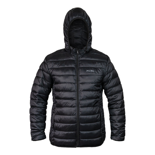 Mens Hooded Puffy Jacket