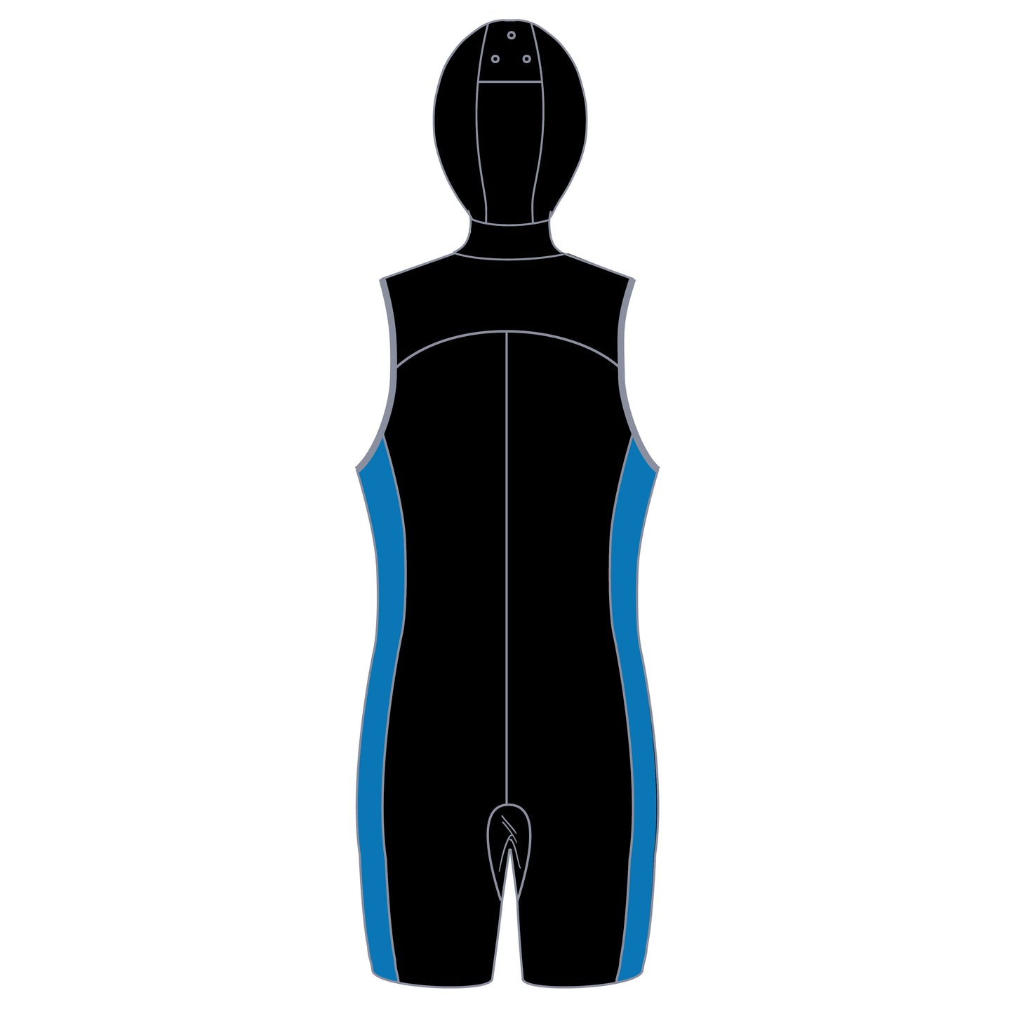 Mens Thermoflex Hooded Shorty 6/5mm