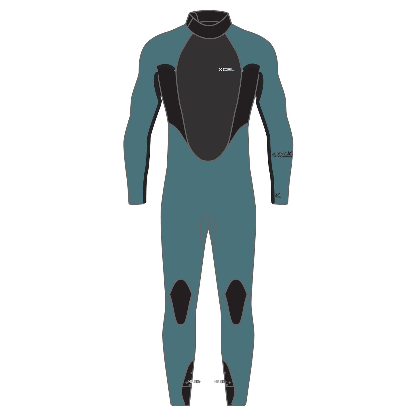 Men's Axis Back Zip Wind Series Full Wetsuit 5/4mm