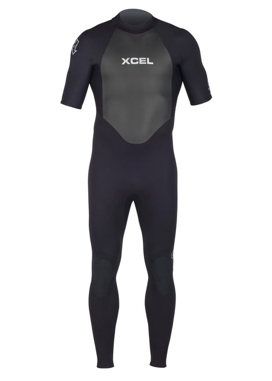 Men's Axis Off Set Zip Short Sleeve Spring Wetsuit 2mm