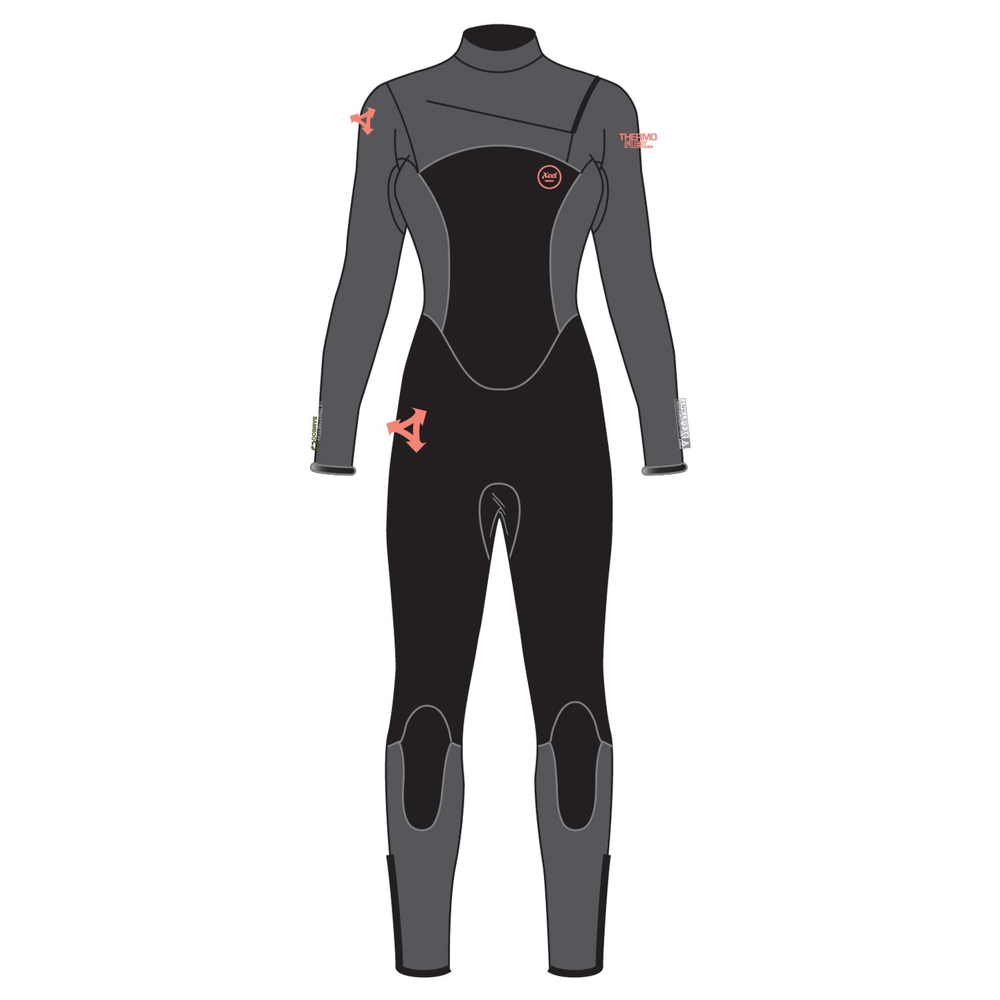 Women's Thermoflex X2 Dive Fullsuit 5/4mm