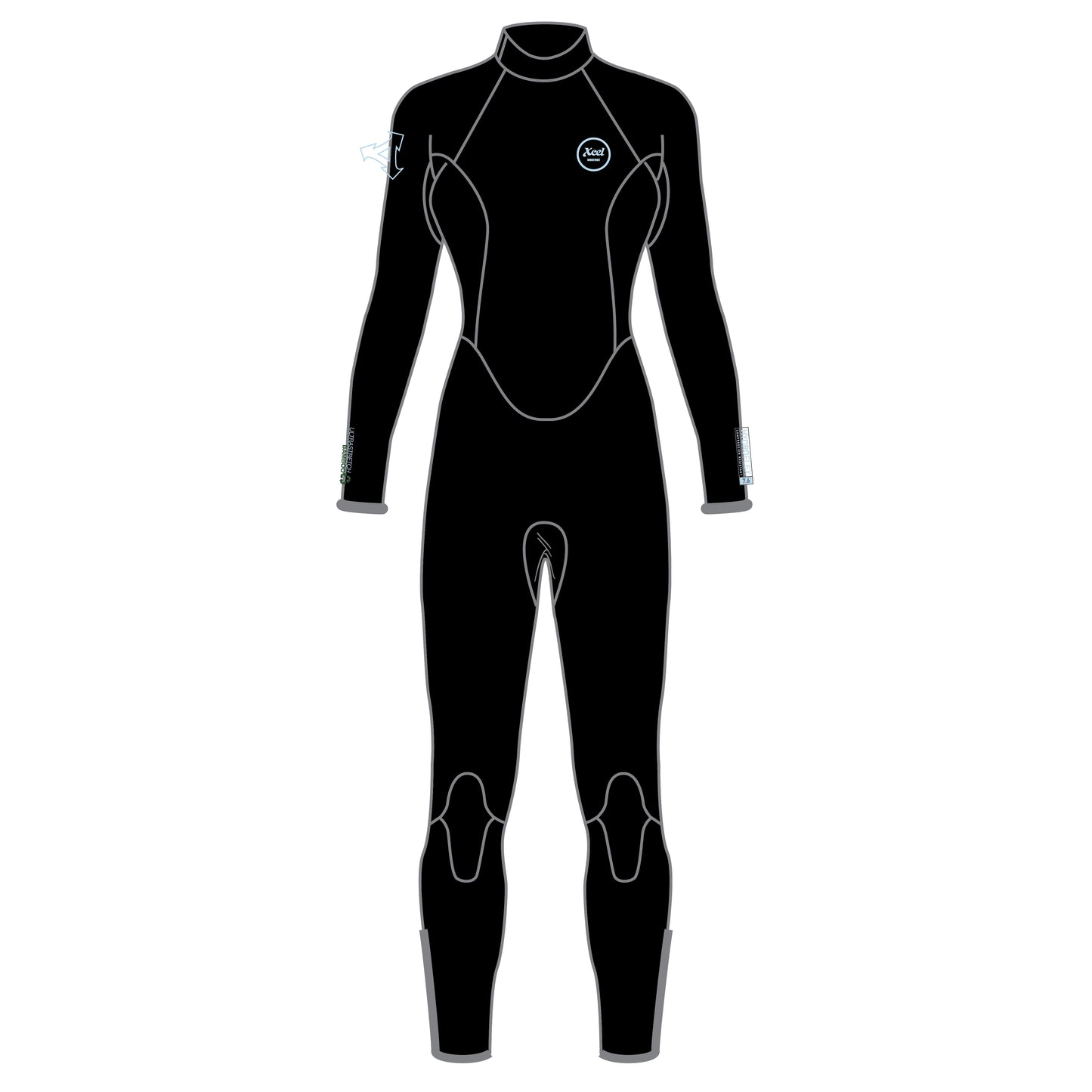 Womens Hydroflex Full Dive Wetsuit 7/6mm