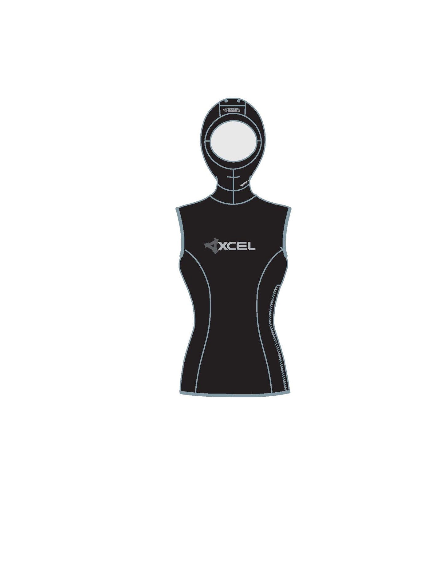 Women's Thermoflex Hooded Dive Vest 6/5/4/mm