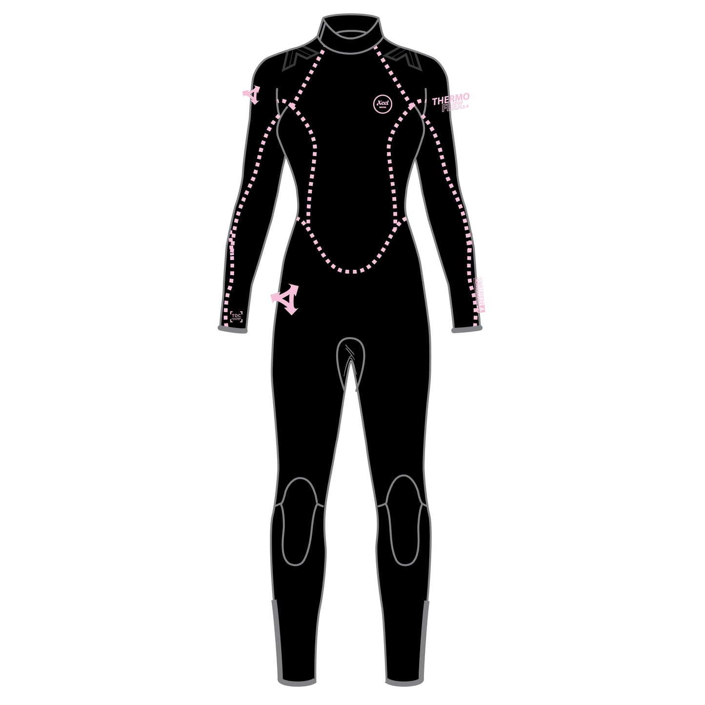 Women's Thermoflex TDC Full Dive Wetsuit 5/4mm